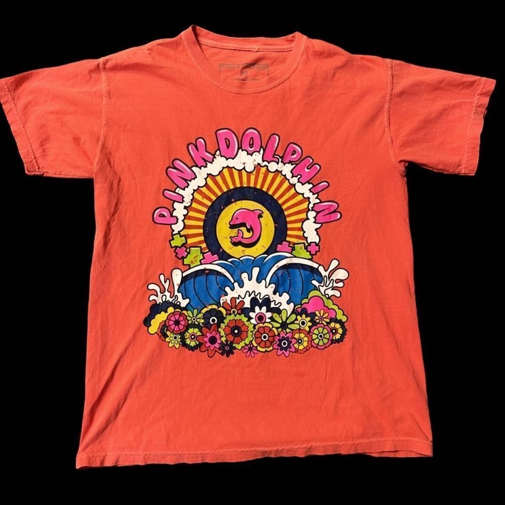 Pink Dolphin T-Shirt Medium 